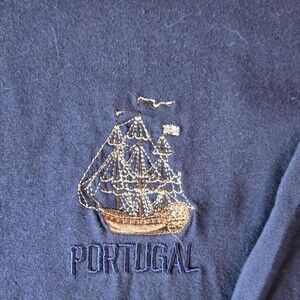 Women's Navy and Blue Shirt